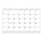 Dacasso Mocha Leather Desk Pad w/ 2022 Calendar Insert, 34 x 20 PR-3050 - alternate 4